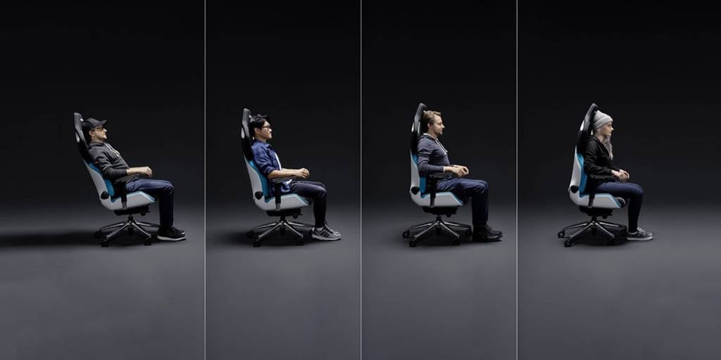 Positions assises du fauteuil gamer RECARO Exo