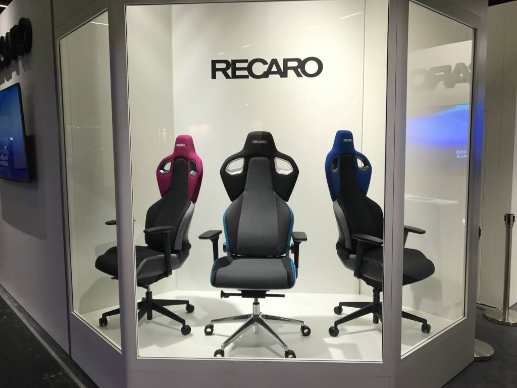 The RECARO Exo at Gamescom 2018 in Cologne.
