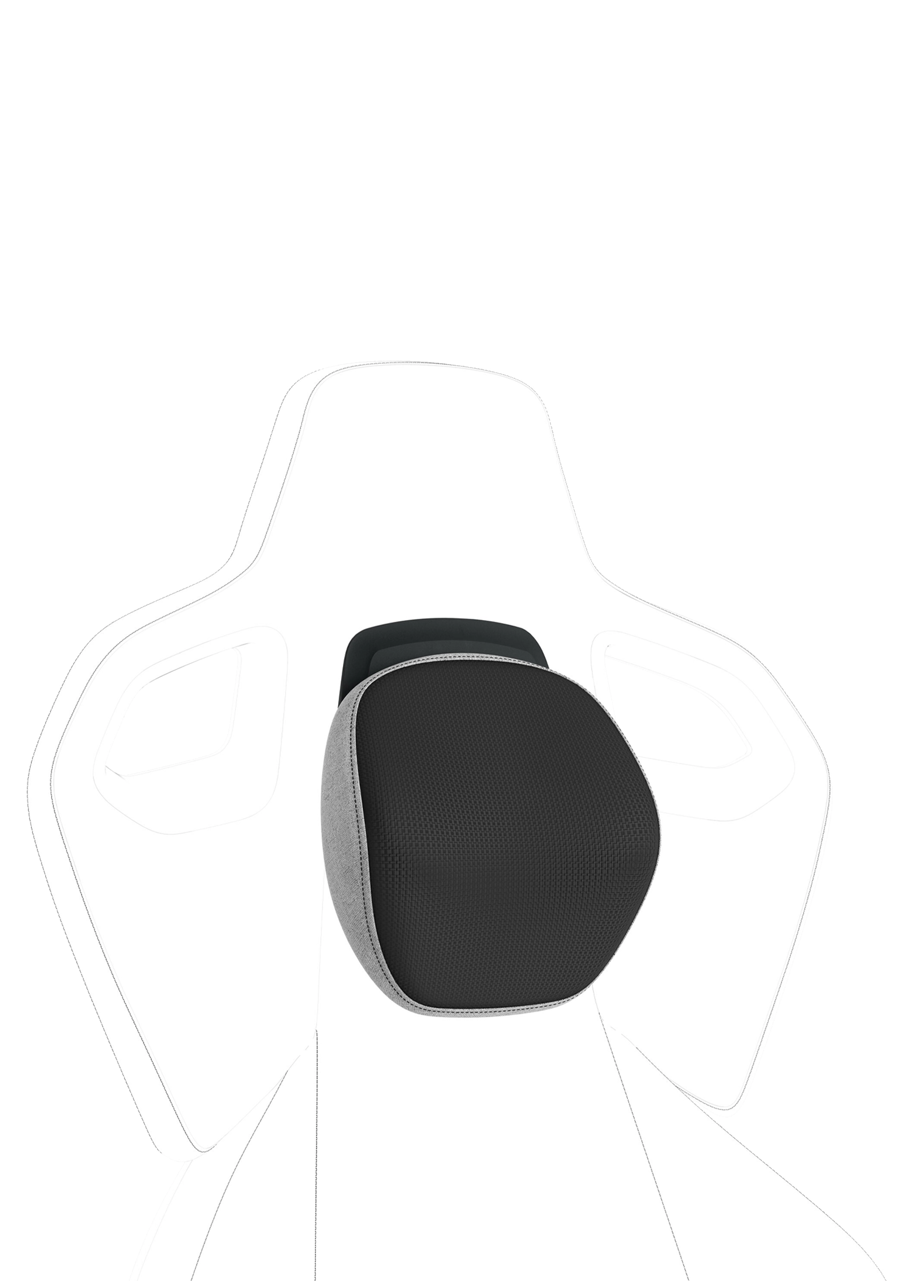 RECARO Exo Neck Support Black & Grey
